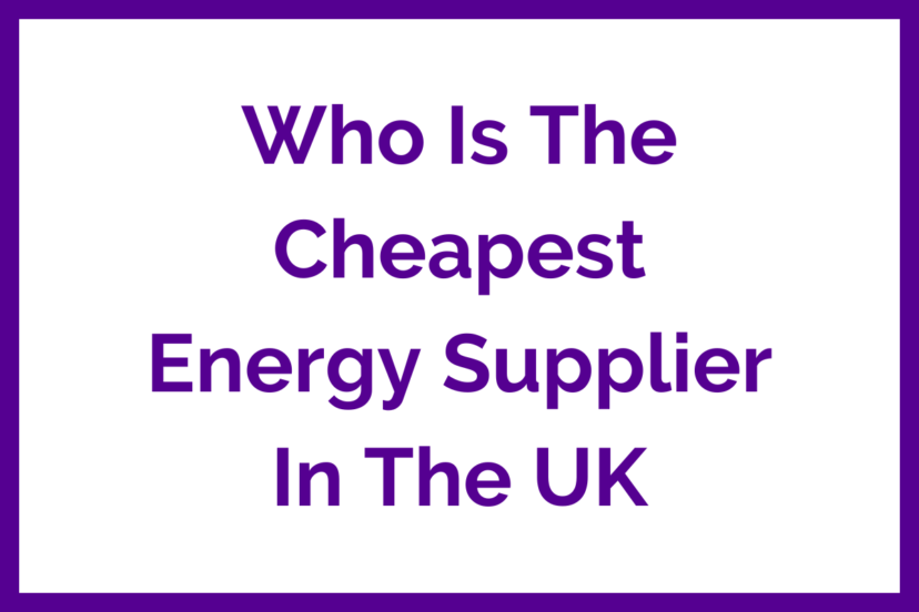 Who Is The Cheapest Energy Supplier In The UK image